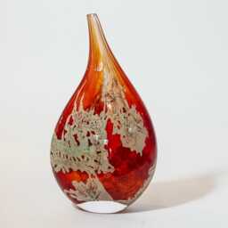 Blown Decorative Vase Dawn's Aspiration By Art Freas, Artist - thumbnail 2