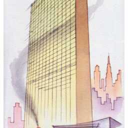 Reprint Of A Vintage Airline Travel Poster - Quantas To Ny - thumbnail 2