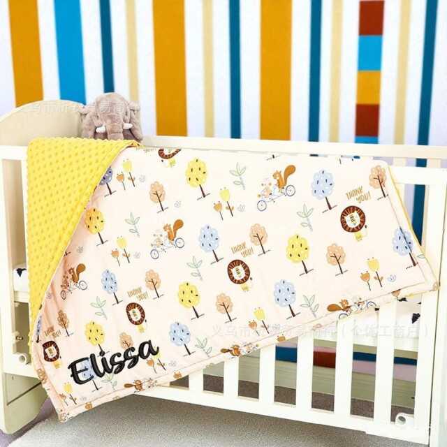 Blanket, Custom Soft Baby Personalized Gift For Newborns, Cozy Throw Showers & Birthdays, Baby Shower Gift, Toddler Gift - image 1