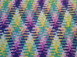 Baby Blanket Crochet Planned Pooling Argyle Receiving Wheelchair Lap Robe Security Floor Mat Newborn Gift Wildflower - thumbnail 1