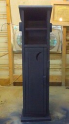 Old Timey Outhouse Toilet Paper Holder - thumbnail 2