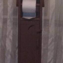 Old Timey Outhouse Toilet Paper Holder - thumbnail 3