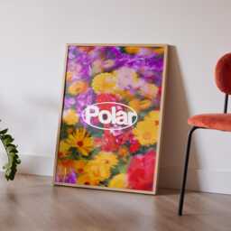 Floral Gloss Paper Poster - Colorful Aesthetic Wall Art - thumbnail 3