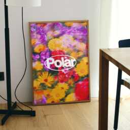 Floral Gloss Paper Poster - Colorful Aesthetic Wall Art - thumbnail 2