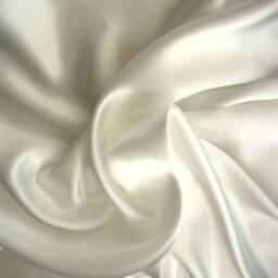 Handmade Off White Charmeuse Satin Pillowcase, French Seams