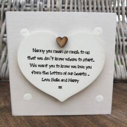 Nanny Personalised Flower/Plant Pot Gift Nana Granny Nan Nannie Grandma Gran Nanna Or Any Name. Shabby Chic Style Birthday Christmas Etc - thumbnail 2