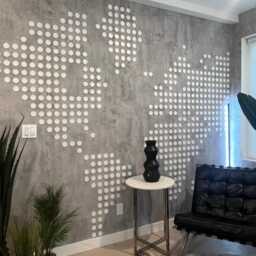 3D World Wall Map Of The , Elevated Office Decor, Home Decor - Skubwmw - thumbnail 3