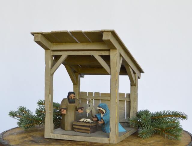 Nativity Set, Wood Nativity - image 1