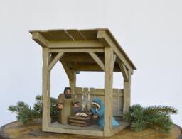 Nativity Set, Wood Nativity - thumbnail 1