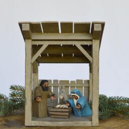 Nativity Set, Wood Nativity - thumbnail 2