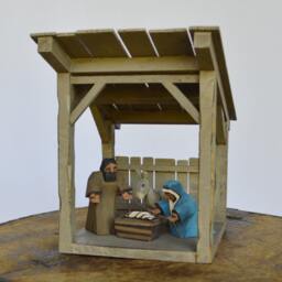 Nativity Set, Wood Nativity - thumbnail 3