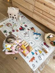 Play Rug Road Map Mat For Toy Cars - thumbnail 1