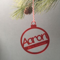 Personalised Tree Decoration/Bauble, Personalised Name Decoration
