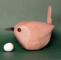 Wren With Internal Egg - thumbnail 1