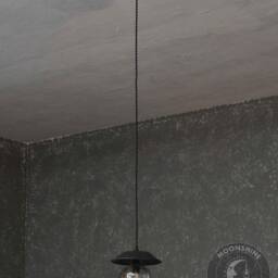 The Serenity Hanging Pendant Light - Recycled Glass Bottle Lamp - thumbnail 3