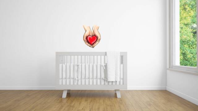 Heart Wall Sticker , Baby Gift New Art Decal For Walls - Thevinylcreations - image 1
