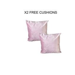 Pink Velvet Ottoman Storage Bench, Chesterfield Design With Cushions - thumbnail 2