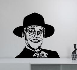 Jack Nicholson The Joker Wall Decal Vinyl Sticker Comics Movie Art Decorations For Home Housewares Kids Living Room Bedroom Decor Jkr3 - thumbnail 1