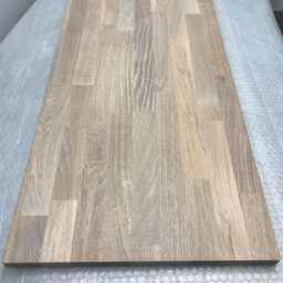 22mm Thick Oak Top Cover - 2 Cube Long Kallax Solidwood 76.5cm X 39cm Oiled - thumbnail 3