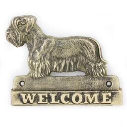 Cesky Terrier, Dog Welcome, Hanging Decoration, Limited Edition, Artdog - thumbnail 2
