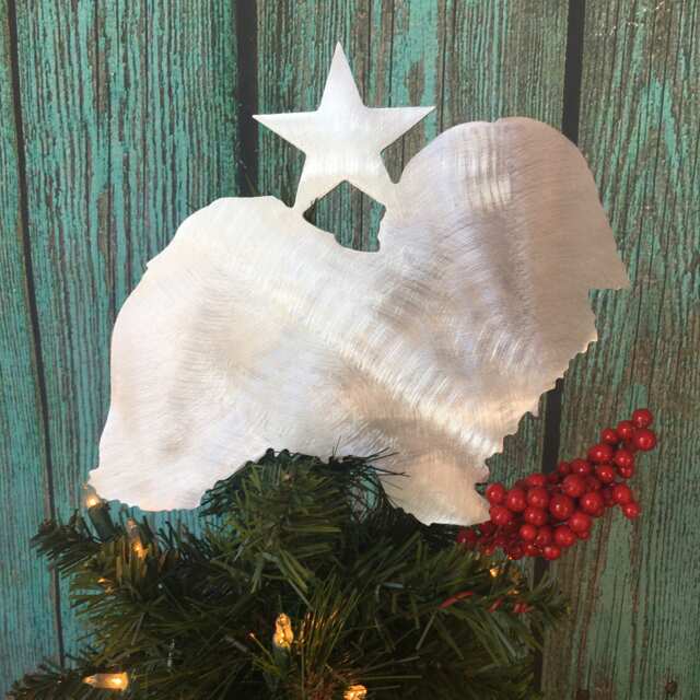 Havanese, Dog Star, Christmas Tree Topper, Yard Stake, Wall Art, Shelf Decoration, Holiday, Lover Gift, Metal, Decoration - image 1