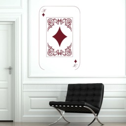 Wall Vinyl Decal Playing Cards Deck Ace Poker Casino Decor - #2685Dn - thumbnail 3