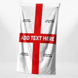 Personalised Photos England Flag Bath Beach Towel Three Lions Football Supporter St Georges Cross Sport Fan Holiday Gift Present For Him Her - thumbnail 4