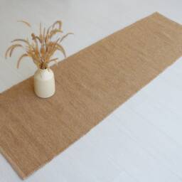 Runner Rug Camel 200 cm, Hallway Rug, Kitchen Runner Bathroom Cotton Bohemian Tapis De Passage, Boho - thumbnail 3