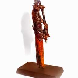 Kokopelli - Abstract Wood Sculpture - thumbnail 2
