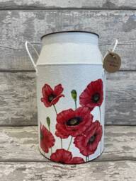 Poppy Milk Churns, Vase, Poppy Gifts - thumbnail 1