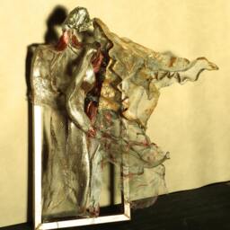 Tango. Wire Mesh Painted With Acrylic Colors. Abstract Figurine Ooak - thumbnail 3
