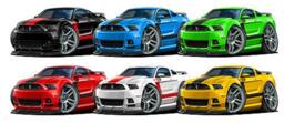 2013 Ford Mustang Boss 302 Vinyl Decal Wall Graphic Officially Licensed Product, Custom Art Easy Installation On Walls, Windows, Etc - thumbnail 2
