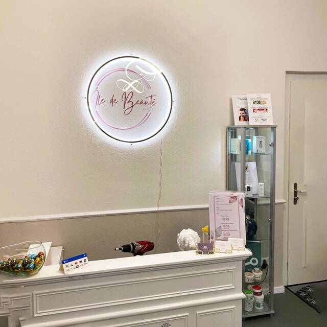 Custom Business Logo Acrylic Sign, Professional Office Signage, Led Backlit Sleek Wall Art, Premium Sign For Businesses - image 1