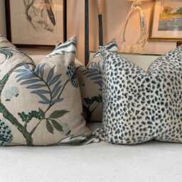 stroheim Embroidered Pillow Cover(S in Yantra Juniper Colorway - thumbnail 4