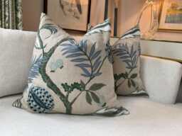 stroheim Embroidered Pillow Cover(S in Yantra Juniper Colorway - thumbnail 1