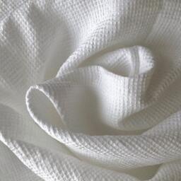 White Linen Face Towel - Waffle Spa Gift Towels Set - thumbnail 3