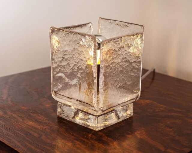 Glass Table Lamps Murano Mid Century Italian Design, Decorative Light - image 1