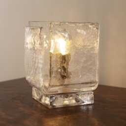 Glass Table Lamps Murano Mid Century Italian Design, Decorative Light - thumbnail 2