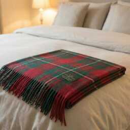 Macgregor Pure Wool Tartan Blanket Throw Brand New - thumbnail 3