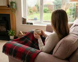 Macgregor Pure Wool Tartan Blanket Throw Brand New - thumbnail 1