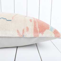 Vintage Turkish Kilim Lumbar Pillow Cover 12x24 Inch, Handmade - thumbnail 4