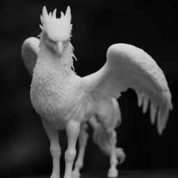 Hippogriff Model Horse Artist Resin - White Figurine Unpainted - thumbnail 2