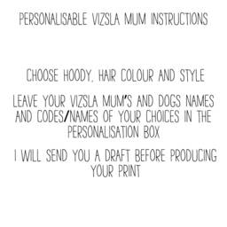 Vizsla Mum Definition Print, Personalised Print For A Mum, Owner - thumbnail 2