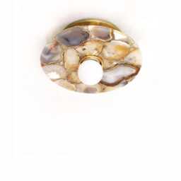 Agate Stone Round Bohemian Sconce Wall Fixture Light Unique Vanity Bathroom Lighting - thumbnail 3
