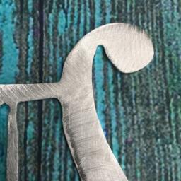 Lyre, Wall Hanging Or Yard Stake, Handcrafted, Metal, Indoor/Outdoor - thumbnail 3