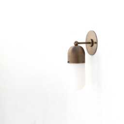 Brass Wall Sconce Light -Vanity Light-Brass Light - With Alabaster Shade, Ul Listed, 6