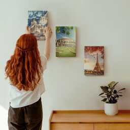 3 Piece Canvas Set - Monuments Of Europe in The Warm Colors Landscape, Multicolored Wall Art Canvas, Travels Hanging - thumbnail 1