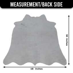 Chic Medium Cowhide Rug - Dark Brown & White Hair-On Leather For Sophisticated Spaces - thumbnail 3