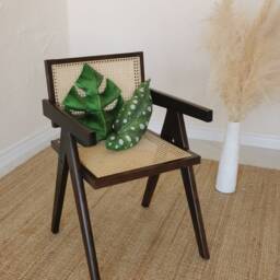 Monstera Leaf Pillow Velvet Tropical Home Decor - thumbnail 3