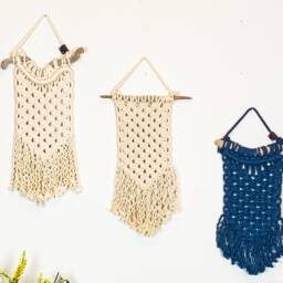 Small Macrame Wall Hanging - thumbnail 3
